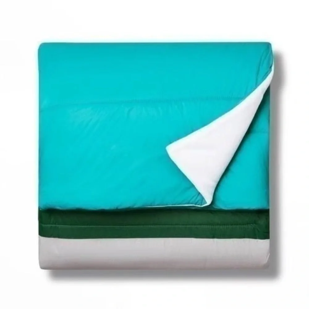 RARE Target x Lego Collection NWT Color Block Puffer Throw Blanket